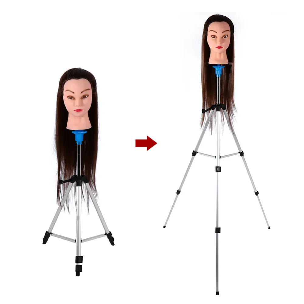 Алюминиевый регулируемый штатив Стенд зажим три слоя Обучение Манекен головы