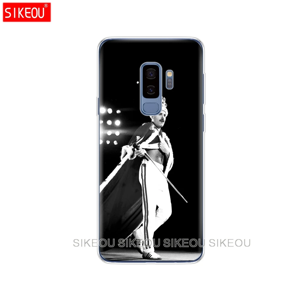 Силиконовый чехол для Samsung Galaxy S9 S8 S7 S6 edge S5 S4 S3 PLUS телефона Freddie Mercury Queen band|Бамперы| |