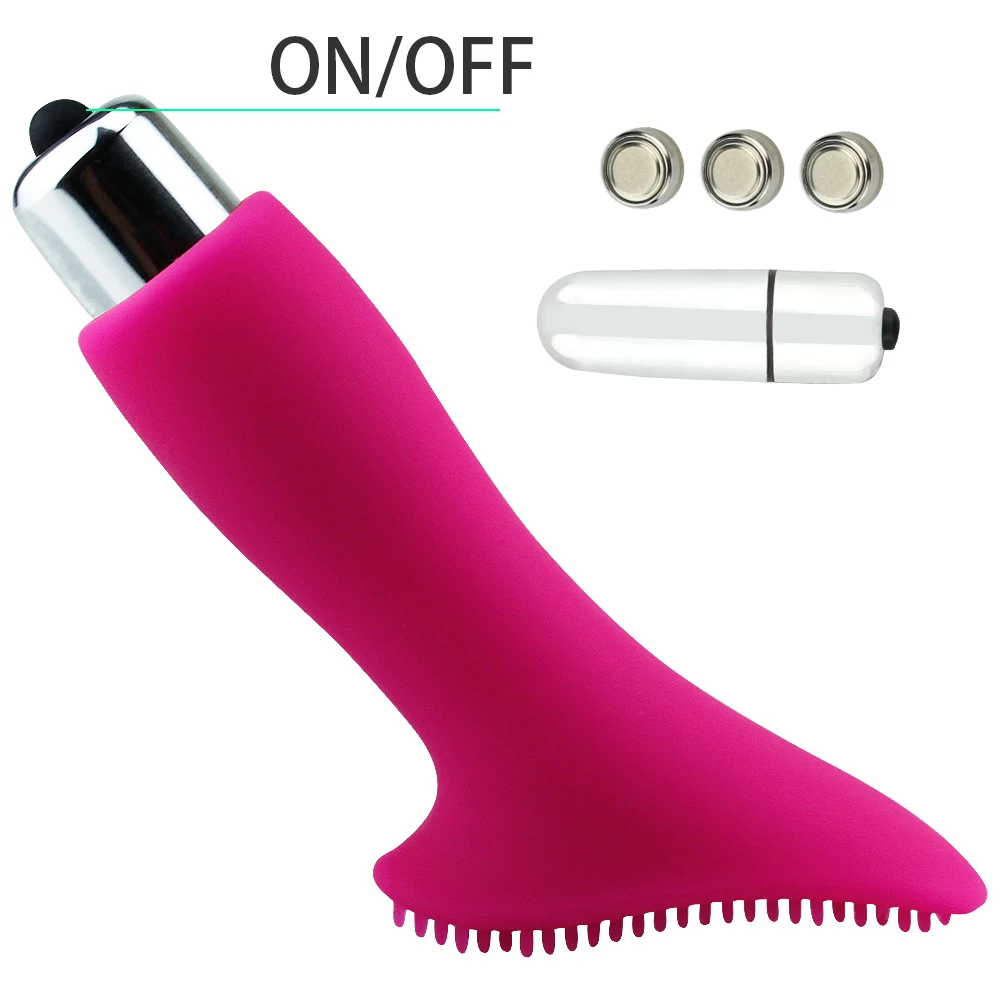 Мощная Массажная щетка для точки G вибратор пальцев стимулятор женской