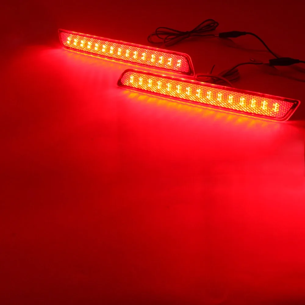 Светодиодный фонарь заднего бампера 2 светодиода для стайлинга автомобилей