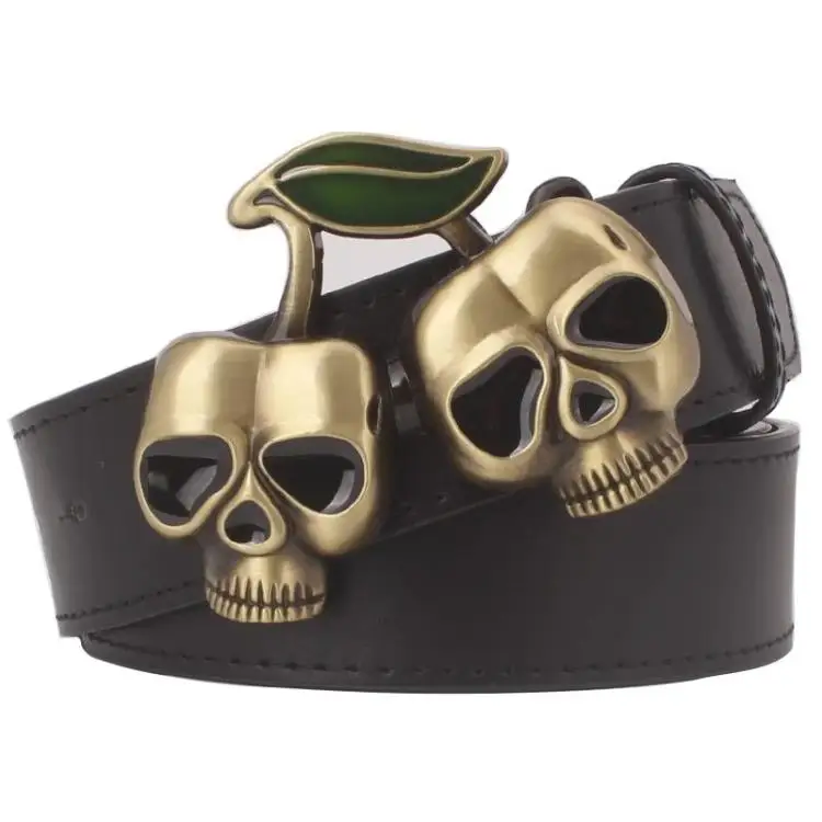 

Ремень мужской из натуральной кожи с заклепками, ковбойский пояс в стиле панк, хип-хоп, тяжелый металлический, для джинсов, PT69