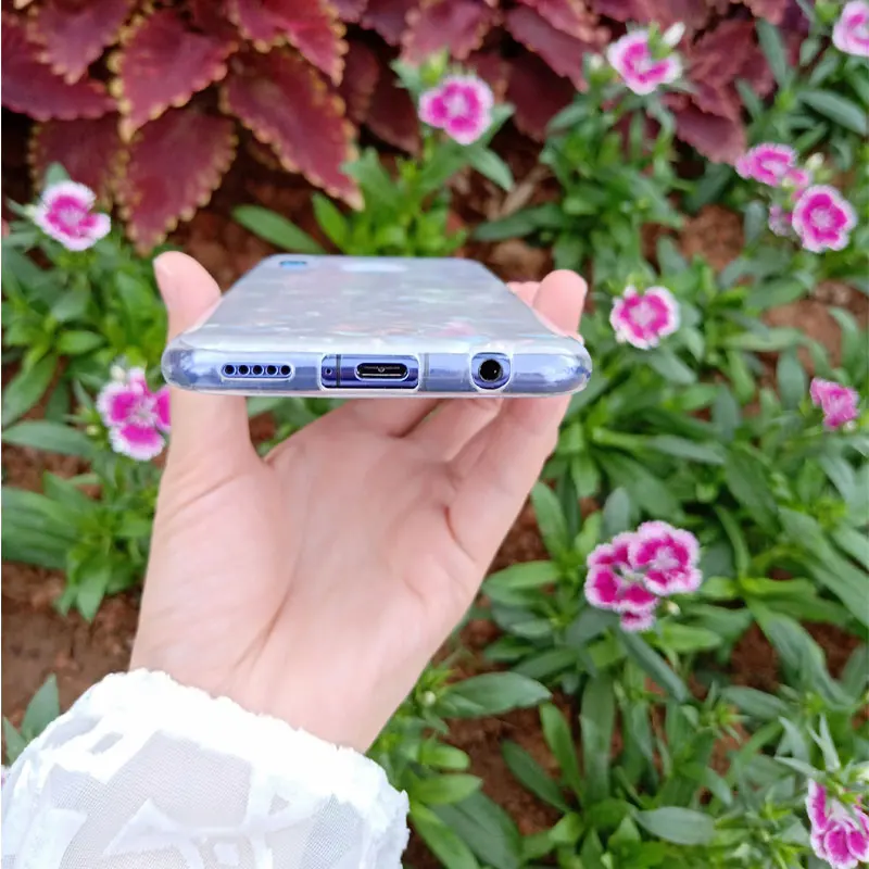 Роскошный чехол для телефона с раковиной для Honor 8X10 9 lite 7C 8A Pro Чехол для huawei P30 P10 P20 Lite Y9 Y7 Pro P Smart