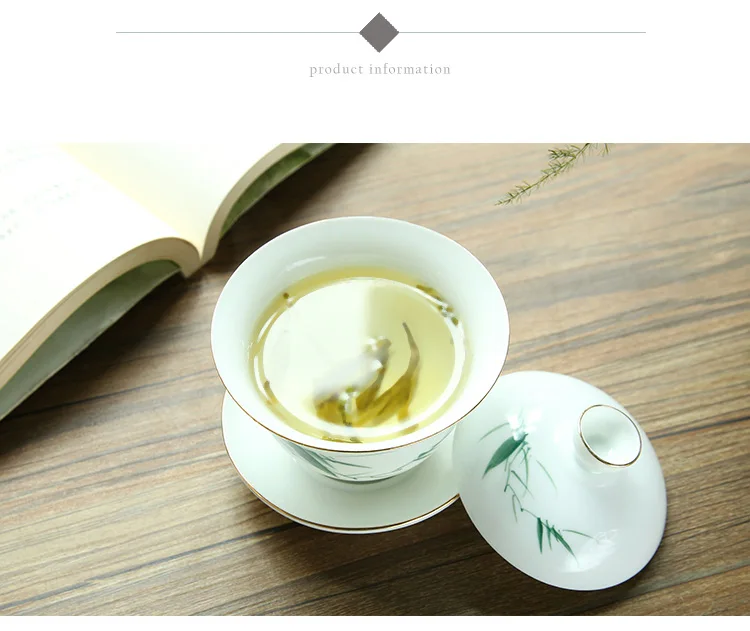 TANGPIN керамический чайник gaiwan расписанная вручную чайная чашка из фарфора китайские чайные наборы кунг-фу