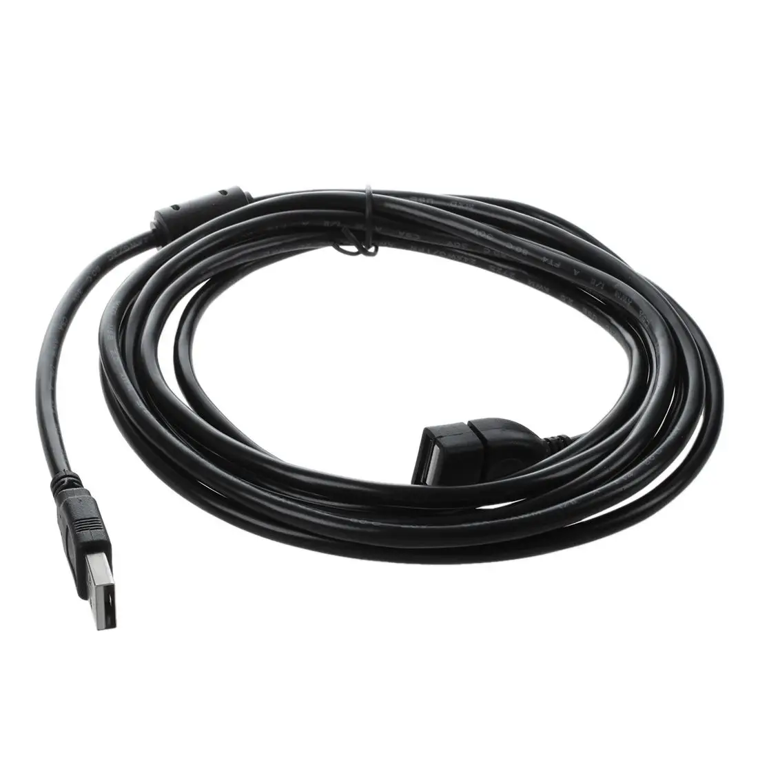 Кабель-удлинитель шнура USB 2 0 A MALE to FEMALE для ПК ноутбука черного цвета 3M |