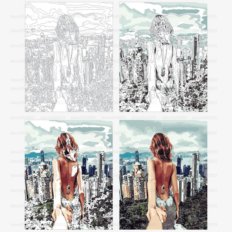 CHENISTORY романтический сексуальный любимый самодельный рисунок по номерам