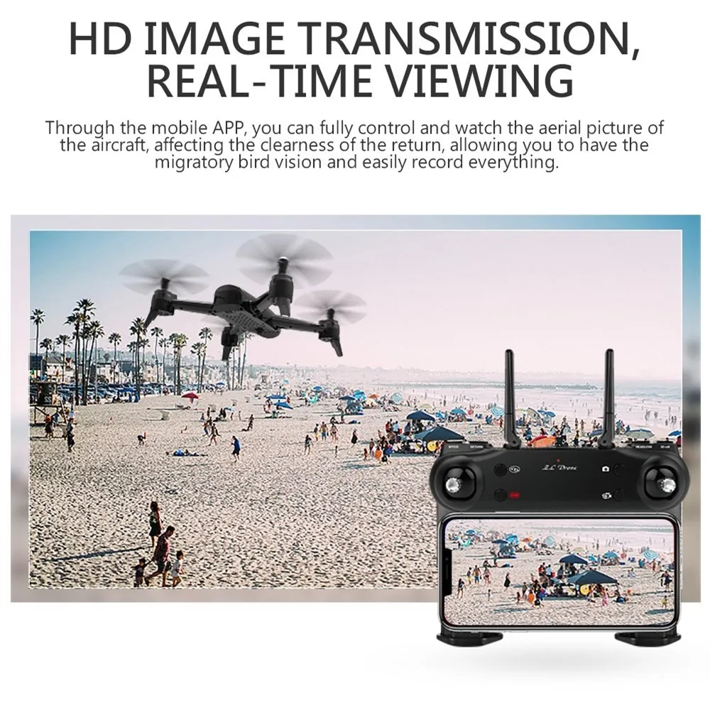 SG106 Wi-Fi FPV Радиоуправляемый Дрон с разрешением 1080 P HD двойной камеры оптического
