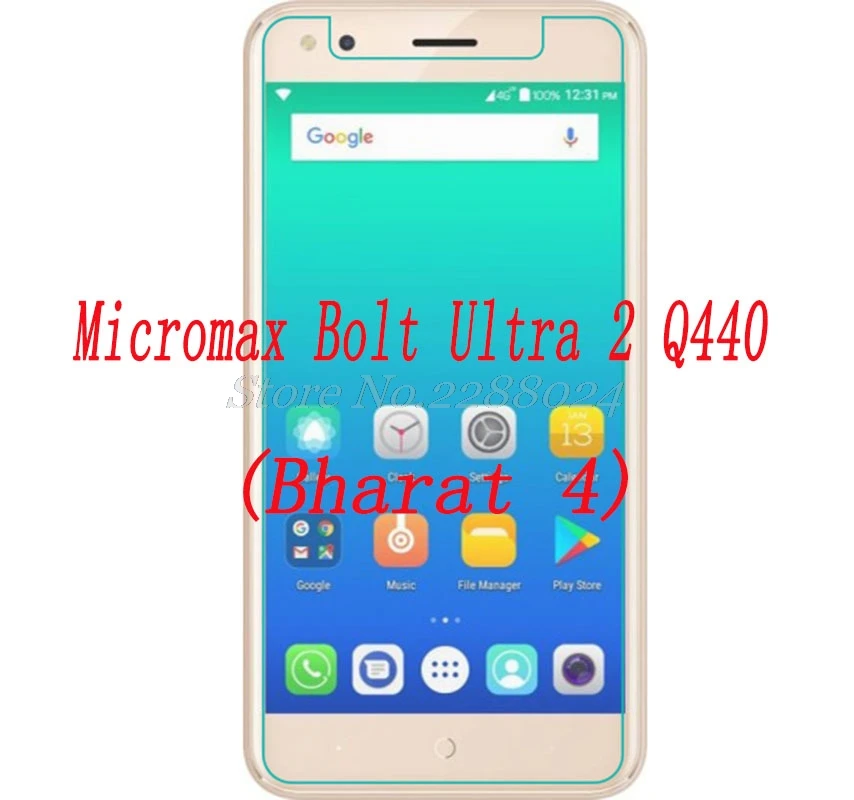 Смартфон 9H закаленное стекло для Micromax Bolt Ultra 2 Q440 (Bharat 4) Защитная пленка экрана