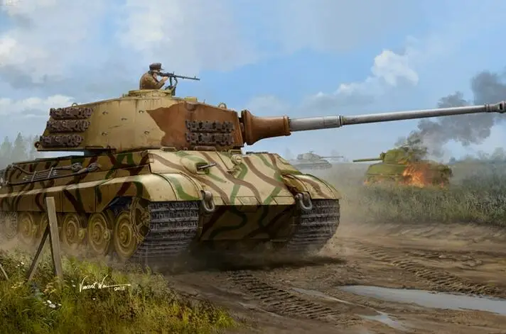 Набор игрушечных танков KingTair в масштабе 1/35 немецкий танк Tiger King тяжелый Henschel