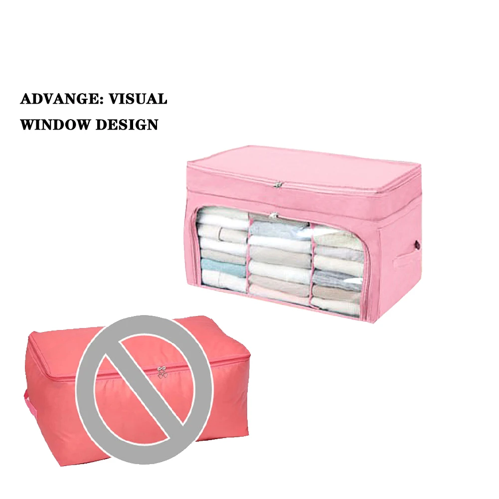 Складная сумка Органайзер с двойной молнией и прозрачным окошком|Складные сумки