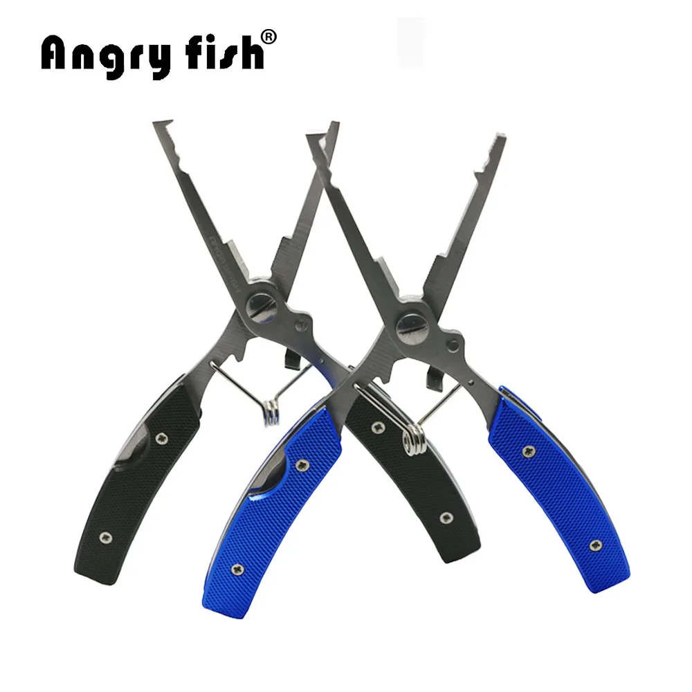

Angryfish Fishing Tools Gear Cut Line Fishhook remove Lure Scissors Fishing Plier Black/Blue/Yellow Color fishing tools set