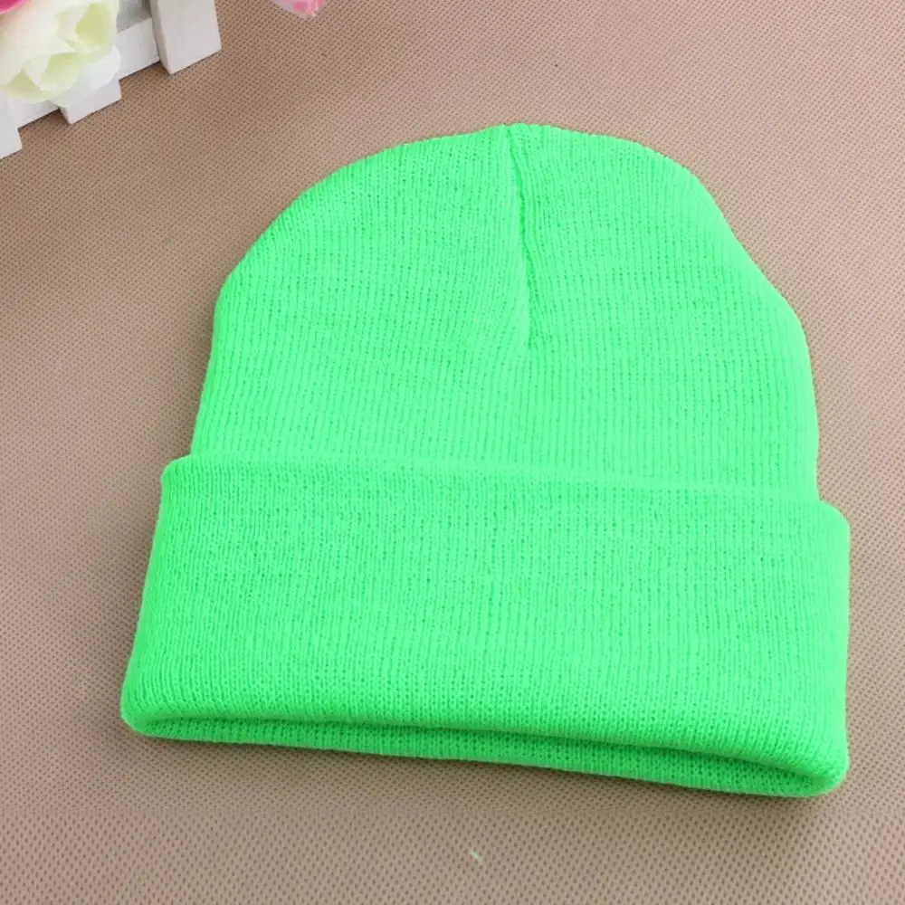 Лидер продаж модная мужская и женская зимняя шапка в стиле унисекс Вязаная Шапка