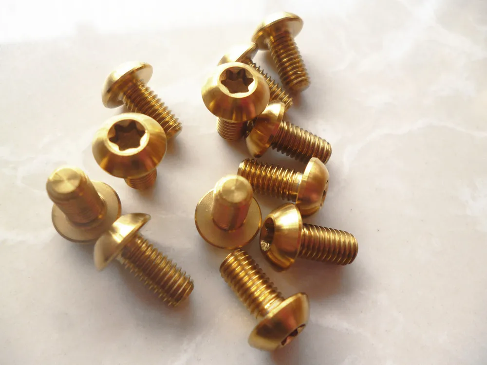 Горячее предложение! Распродажа! 12 шт. супер легкий M5x10mm дисковый тормозной ротор