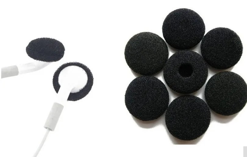 10 пар 18 мм пена амбушюры для Наушники губка Bluetooth Замена наушников Earpad Чехлы