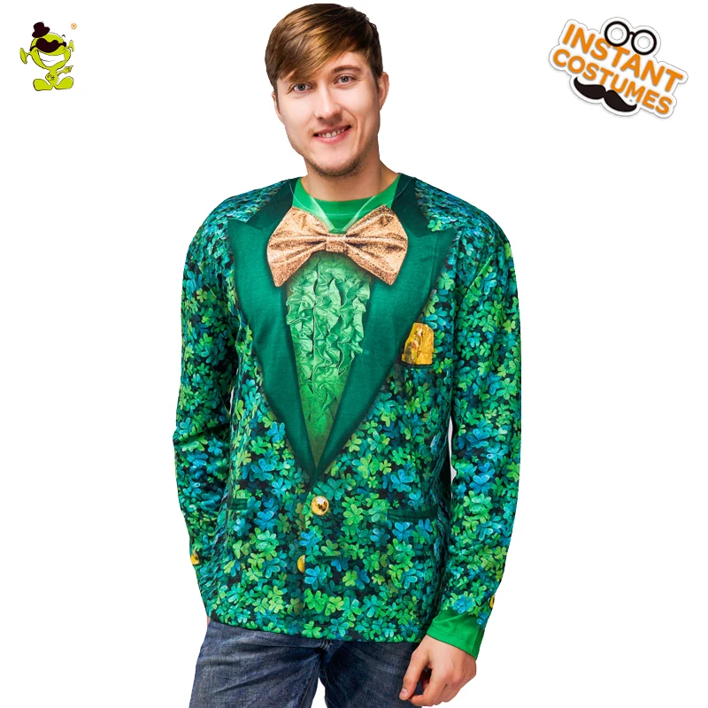 

Men 3D Printing T-shirt Long Sleeve T-shirt tees Party Costumes Shirts