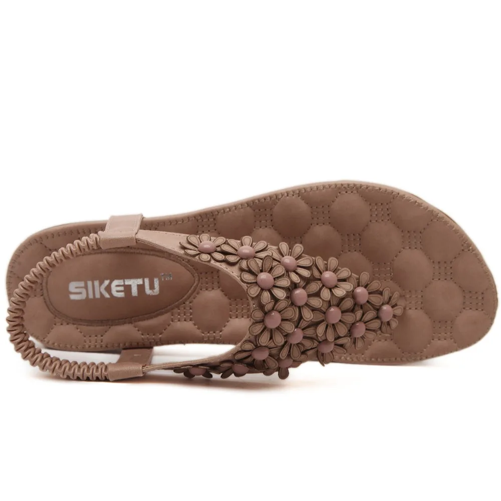 Женские сандалии с цветочным принтом на резинке|flower women sandals|women sandalssandals |