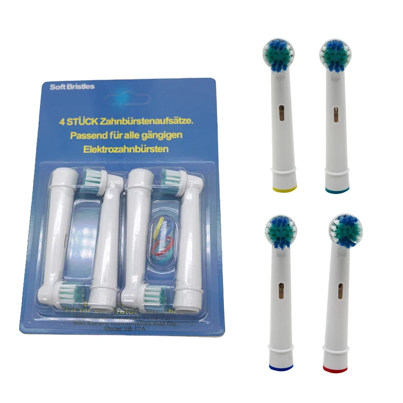 4 шт. Vbatty для Oral B головка зубной щетки мягкие щетинки Электрическая зубная щетка