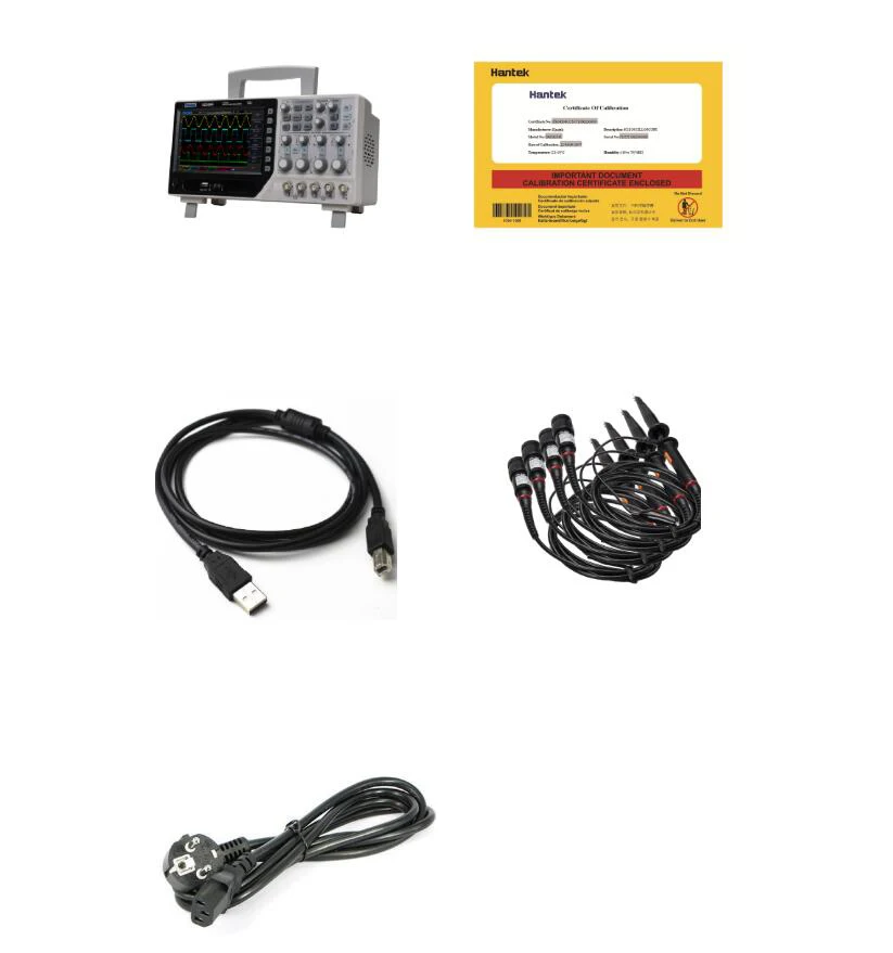 Цифровой осциллограф Hantek DSO4254B USB 250 МГц 4 канала ПК портативный диагностический