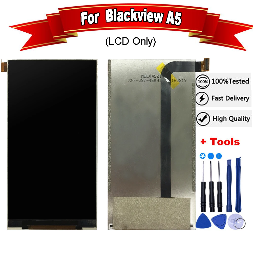 Для Blackview A5 ЖК-экран высокого качества запасная часть для LCD + Инструменты клей |