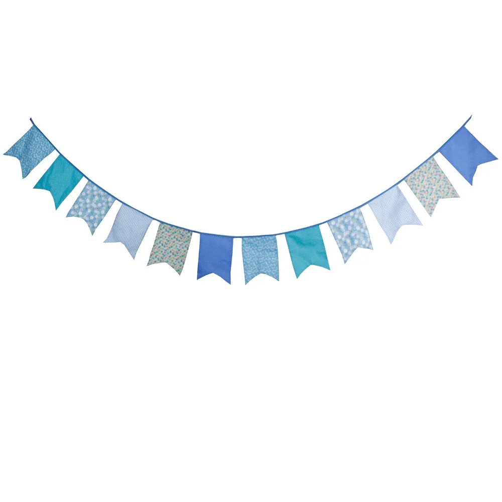 Гирлянда ручной работы блестящая синяя 3 5 м|garland rope|garlands floristgarland paper |