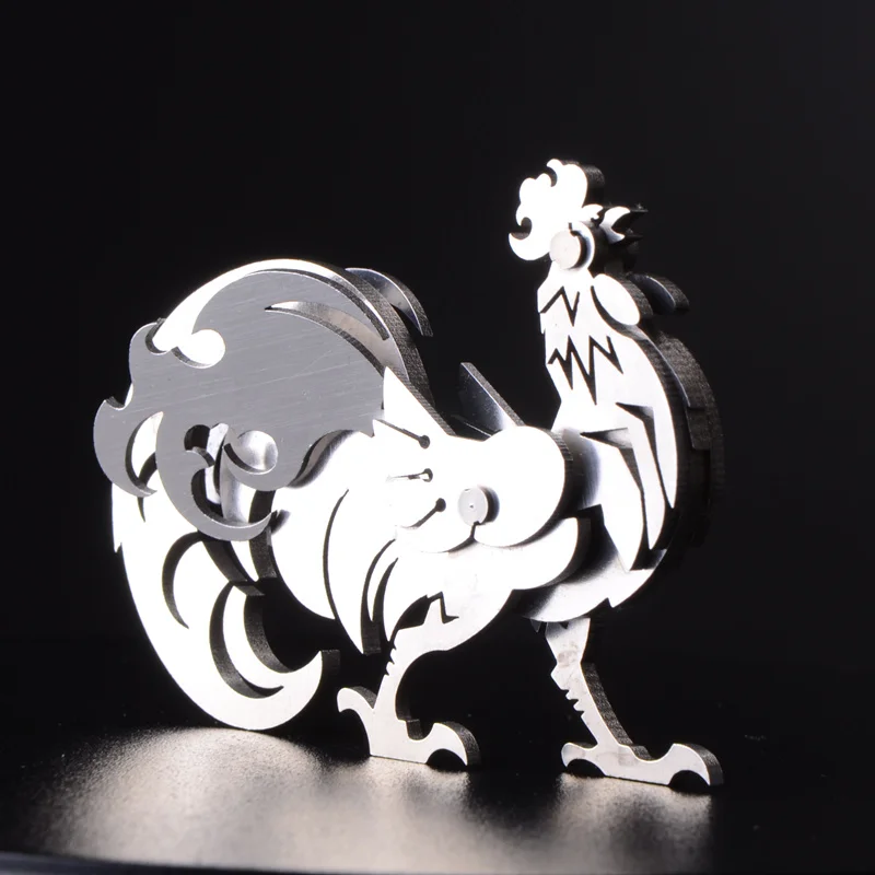 Высокое качество лося/дракон животных из нержавеющей стали 3D металлические наборы головоломка сборка модель креативное украшение на день рождения Коллекция игрушек