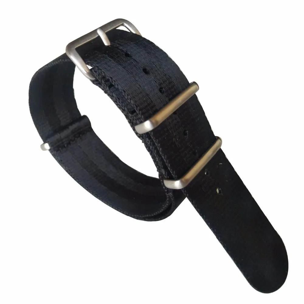 Черный сверхмощный ремень безопасности нейлон Военный стиль запасной ремешок