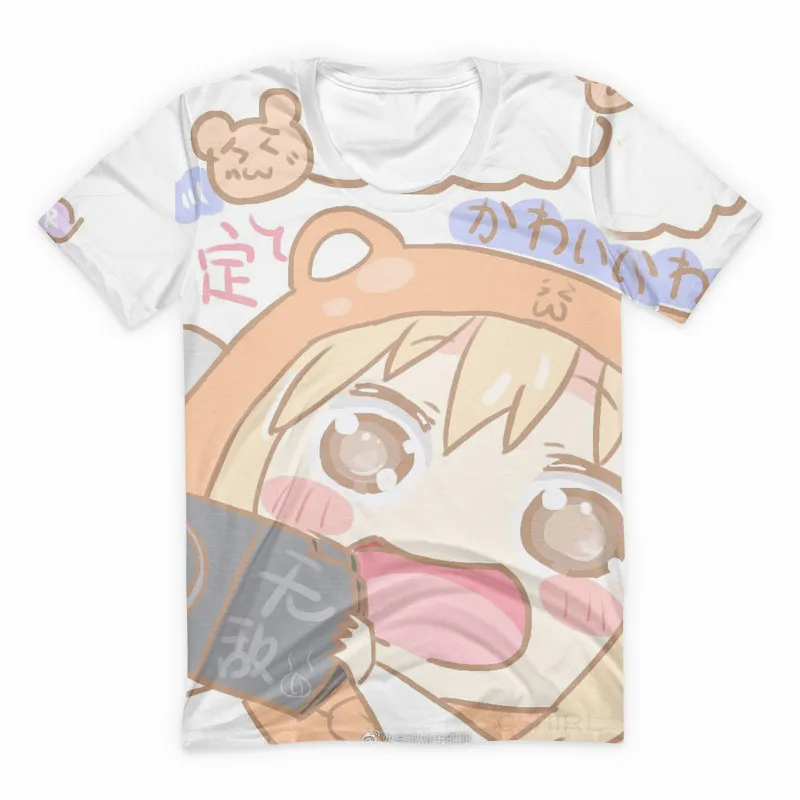 SOSHIRL Kawaii аниме девушка друг футболка химото Умару-Чан уличная одежда