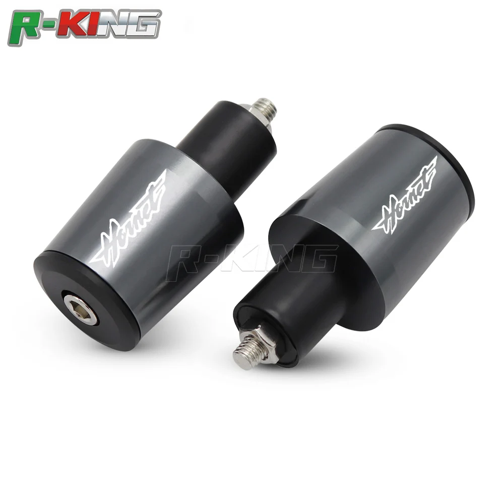 CNC 22MM Handlebar Grips Handle Bar Cap End Plugs or For Honda CB 400 SF CBF600 S CBR600F CBR600 RR Hornet 600 CBF 500 DN-01