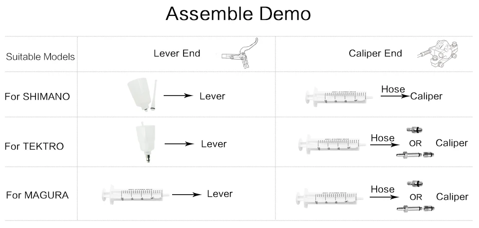 Велосипедный Гидравлический тормозной комплект для системы Shimano тормозная