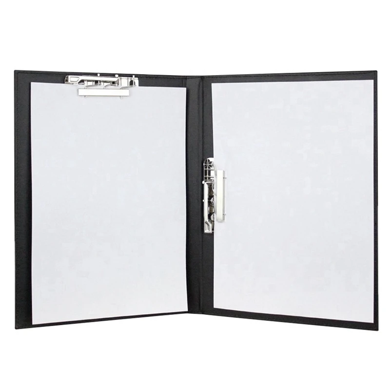 Папка для файлов формата А4 органайзер с листами металлический пружинный зажим