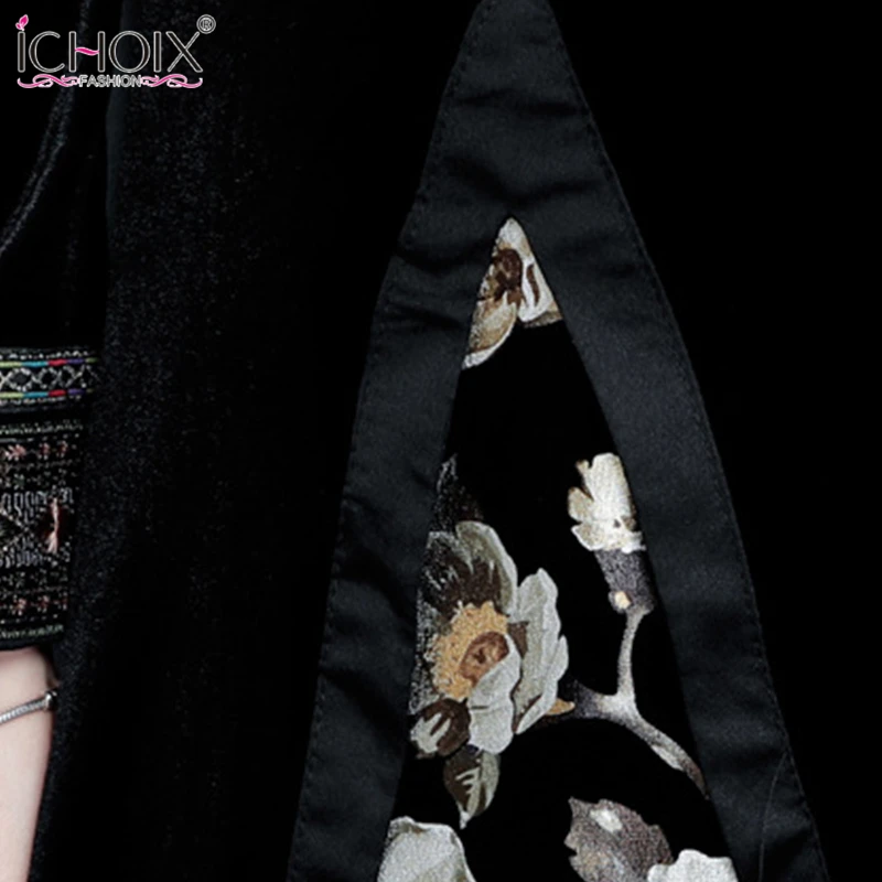 

Fashion Ladies Suits High Quality Elegant 2 Pieces Sets 2019 Women Velvet Floral dress Print Dresses and Long Wide Leg Pants