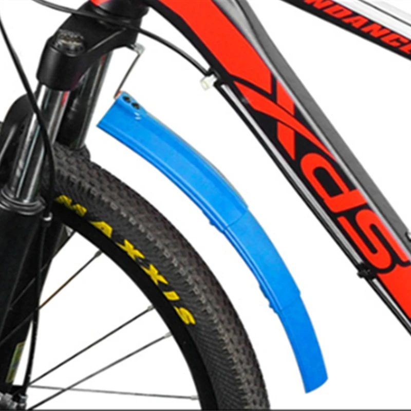 MTB горный велосипед брызговик велосипедный брызговик складной крыло Предупреждение ющим задним фонарем 26 дюймов колеса крылья велосипедные аксессуары