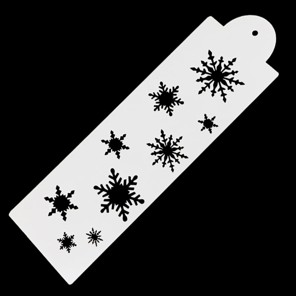 Новый Торт-Снежинка трафарет форма для выпечки спрей формы