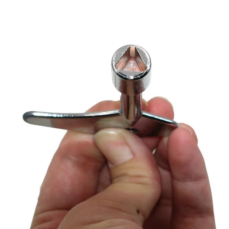 1pcs Switch Key Wrench With Accessories Universal Triangle Train Electrical Cupboard Box Elevator Cabinet Alloy | Инструменты