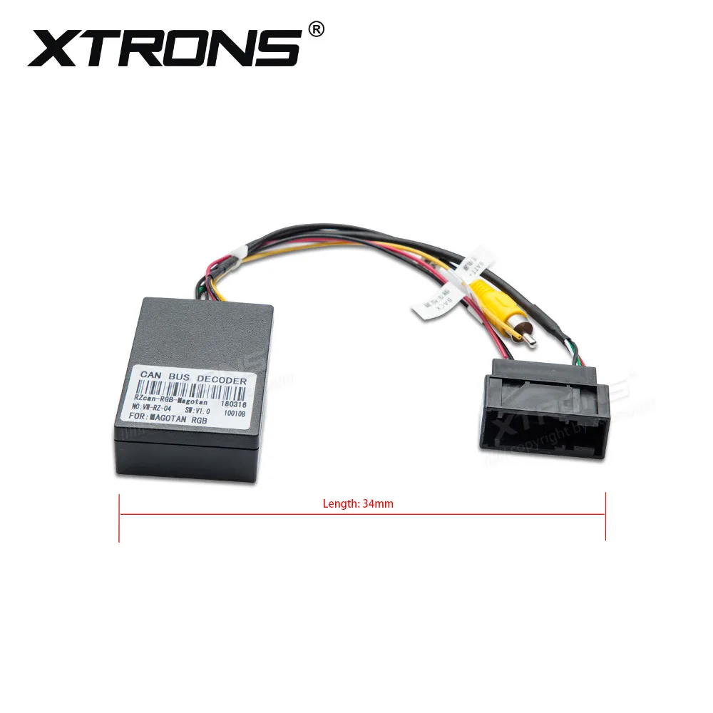 XTRONS CAMDCV02 Реверсивный блок декодера камеры для VW Volkswagen|Кабели и коннекторы