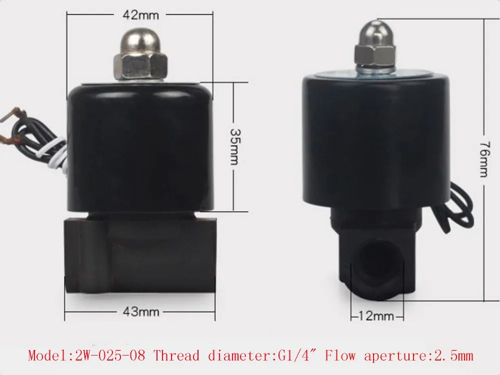 DN25 DN32 AC220 DC12V DC24V нормально закрытый пластиковый электромагнитный клапан, катушка может работать непрерывно в течение 24 часов без сжигания
