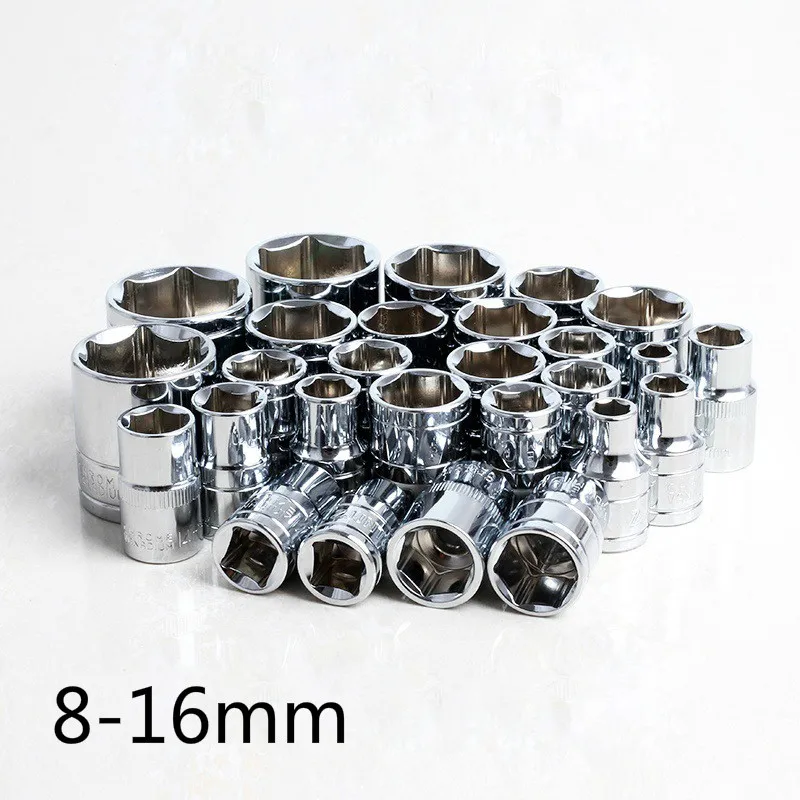 

9 шт. 1/2 "8-16 мм CR-V метрический Универсальный торцевой ключ с головкой ручные инструменты внутренний шестигранный гаечный ключ с шестигранной...