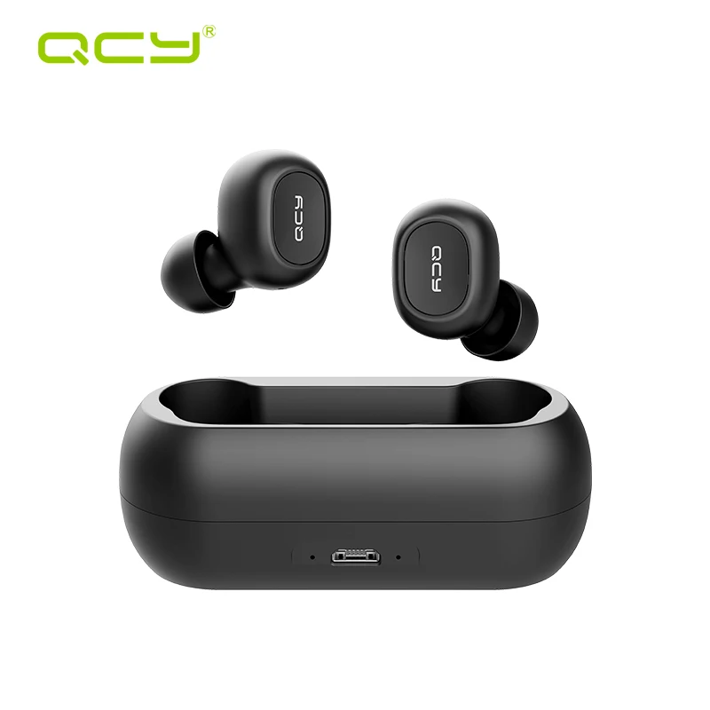 QCY T1C/QS1 TWS Bluetooth 5 0 наушники мини Беспроводные спортивные с микрофоном