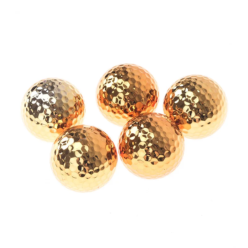 

Fancy Match Opening Goal Best Gift Durable Construction for Sporting Events New Plated Golf ball High quality 1Pc/2Pcs