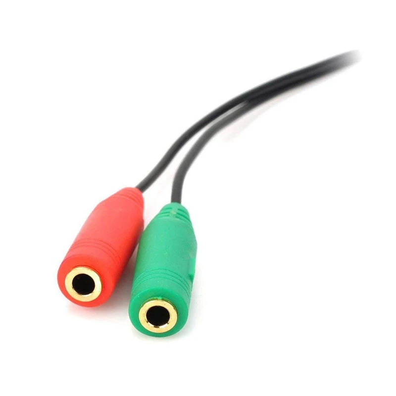 3 5 мм адаптер для гарнитуры Splitter Y Audio 2 Female to 1 Male ноутбука PS4 смартфона Xbox One