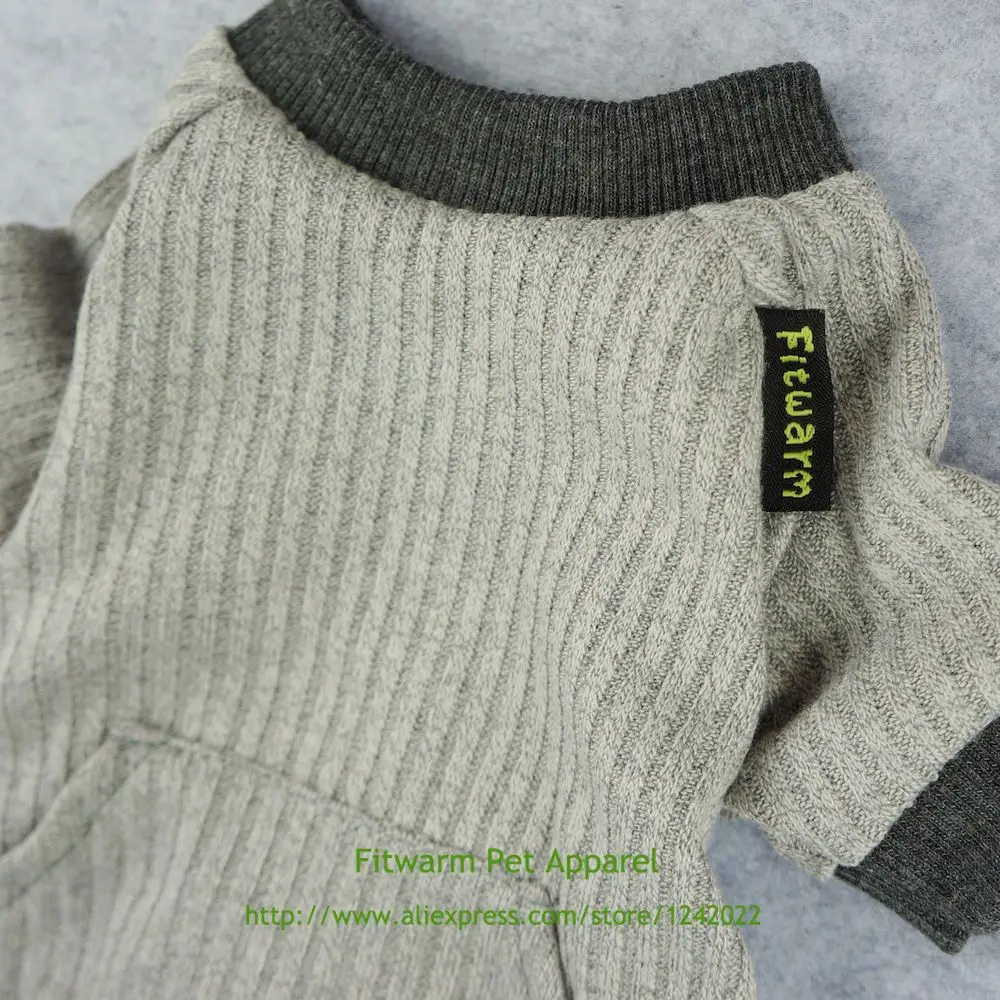 Легкая трикотажная удобная одежда для домашних животных Fitwarm пижама собак