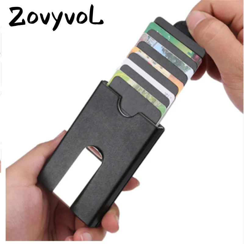 ZOVYVOL 2019 новый комплект для карт Металлический Мини Тонкий кошелек бизнес Анти