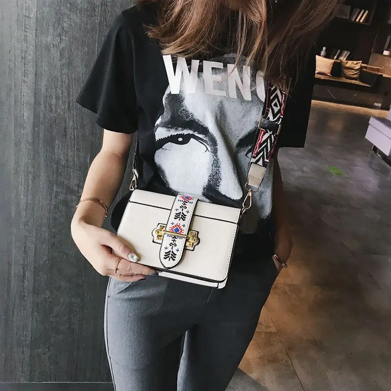 Fashion Mini Small Square Pack Shoulder Bag Crossbody Package Clutch Women Designer Wallet Handbags White Bolsos Mujer Messenger | Багаж и