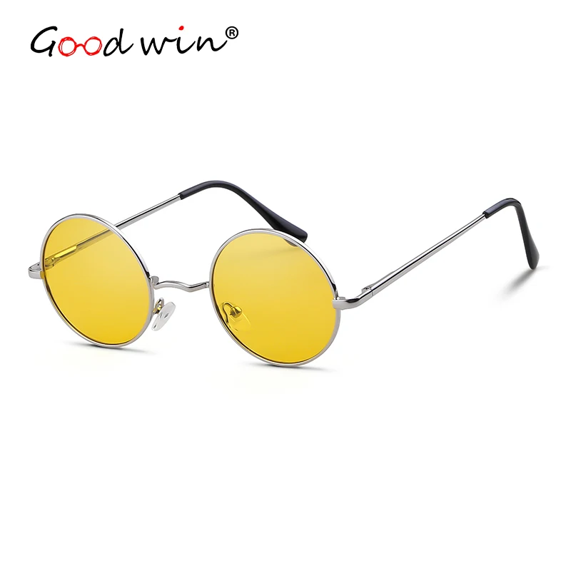 Женские и мужские винтажные солнцезащитные очки Good Win черные коричневые с
