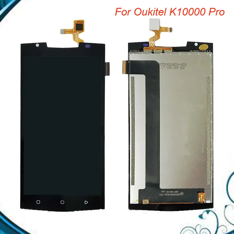 Для Oukitel K10000 Pro ЖК дисплей и сенсорный экран Android 7 0 идеальные запасные части 5