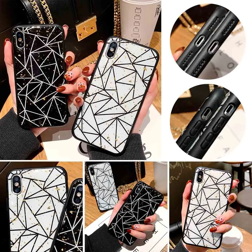 KISSCASE треугольный эпоксидный девчачий чехол для телефона iPhone 7 Plus X XS MAX XR модный