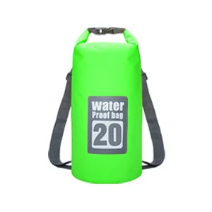 Green 20L 5L/10L/15L/20L/30L плавательные водонепроницаемые сумки для хранения сухой мешок для каноэ каяк рафтинг на открытом воздухе спортивные сумки для путешествий комплект оборудования - Цвет: Green 20L