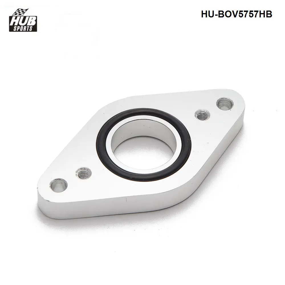 Предохранительный клапан фланцевый адаптер для Subaru WRX 2008-2012 BOV FV RS R HU-BOV5757HB - Цвет: Серебристый
