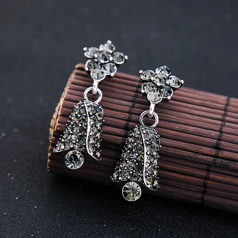 Модные женские висячие серьги с кристаллами онлайн шоппинг индийские Ретро