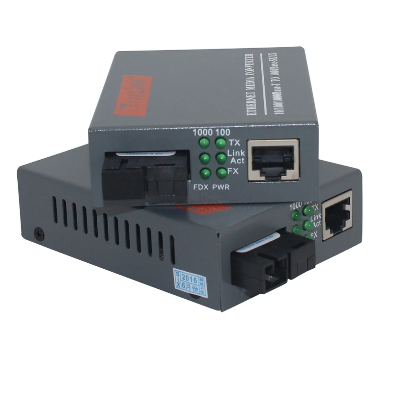 1 пара HTB-GS-03 A/B гигабитный волоконно-оптический медиа-конвертер 1000 Мбит/с