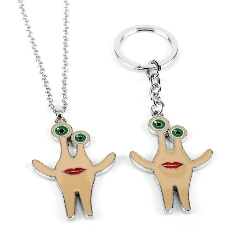 

1 PC Anime Kiseiju Parasyte Migi Statement Necklace Pendant Metal Keyring Key Chains For Men Women Gifts Cosplay